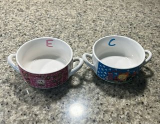 Juego 2 tazas infantiles consomé