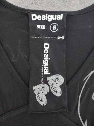 Vestido Desigual Negro Talla S