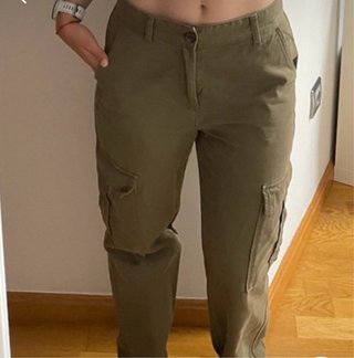 Pantalón cargo verde militar