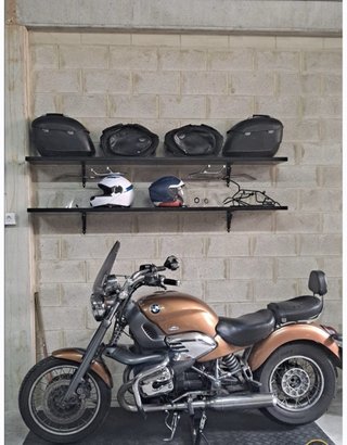 BMW R850C Naranja/Plata