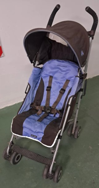 Silla de paseo Mclaren azul