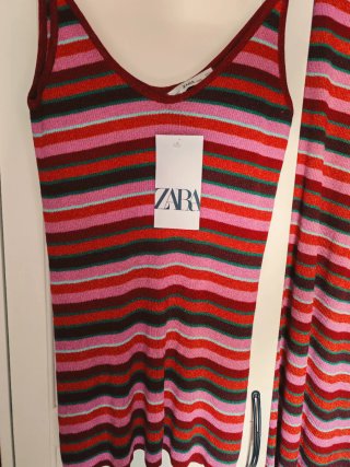 Set Zara Maglia Righe Multicolor
