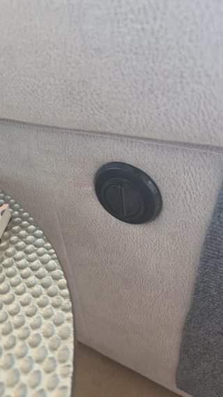Sofá 3 plazas automático tela/ante