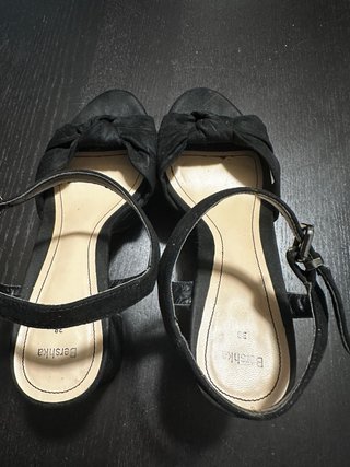 Sandalias Bershka Tacón Plataforma Talla 38