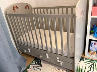 Cama infantil desmontada