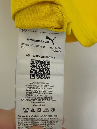 Camiseta Dortmund 21/22 Talla M Puma
