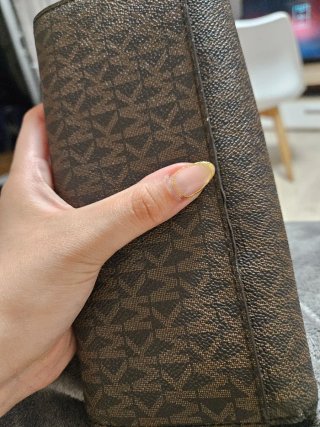 Monedero Michael Kors Marrón y Dorado