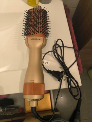 Cepillo Cecotec Aire Caliente Dorado
