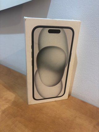 iPhone 15 128GB Negro en su caja en perfecta