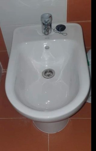 Bidé de baño porcelana blanco