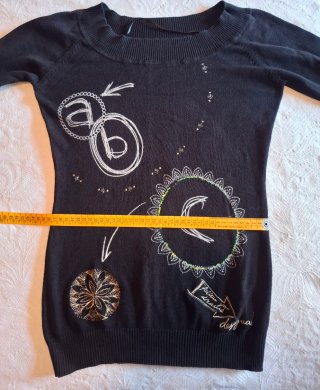 Jersey fino Desigual negro