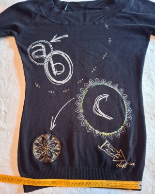 Jersey fino Desigual negro