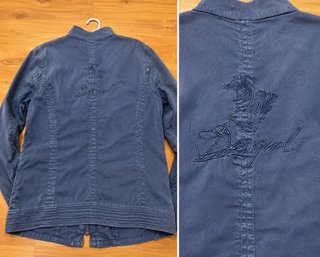 Chaqueta Desigual Talla 38 Azul
