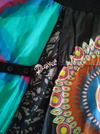 Falda Desigual Multicolor