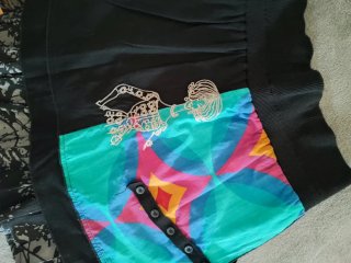Falda Desigual Multicolor