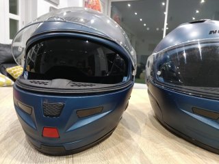 2 Cascos de Moto Integrales Azul Marino