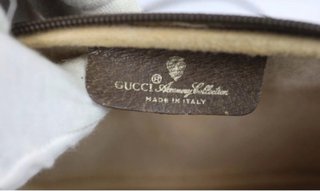 Bolso bandolera Gucci beige y marrón