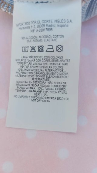 Cazadora vaquera El Corte Inglés 9-10 años