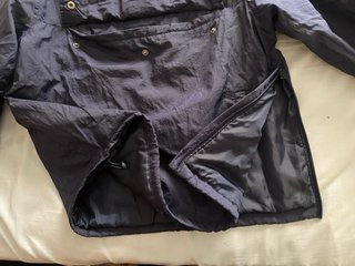 Cortavientos azul mujer talla S