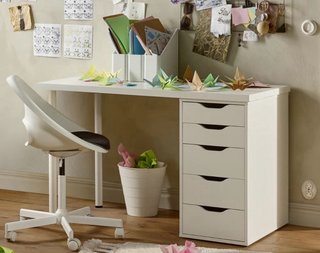 Escritorio o tocador blanco