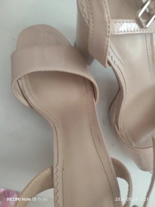 Sandalias Nude Plataforma Tacón