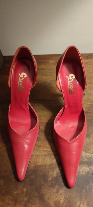 Zapatos de tacón Freds rojos sin estrenar