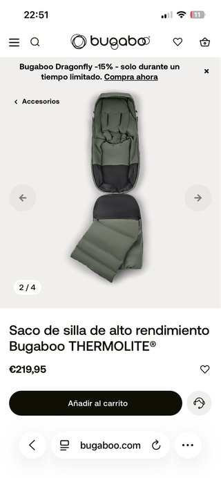 Saco Bugaboo Verde