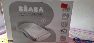 Cambiador Beaba gris y blanco