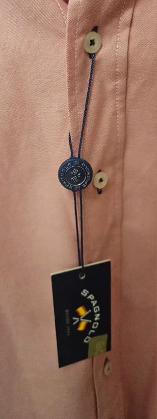 Camisa Spagnolo Rosa Talla L - Nueva