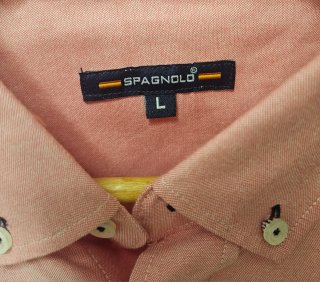 Camisa Spagnolo Rosa Talla L - Nueva
