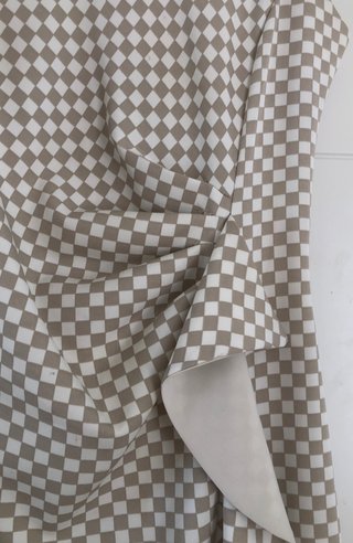 Vestido Rinascimento  Beige y Blanco