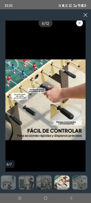 Futbolín infantil