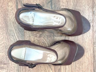 Sandalias Marrones Cuña