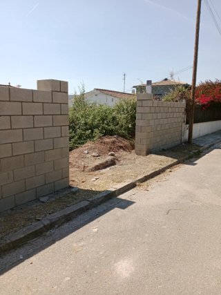 Muro de bloques de hormigón