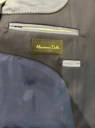 Traje Massimo Dutti Azul. Muy buen estado