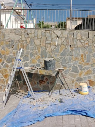 Reforma de piedra y pavimentación