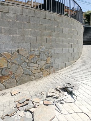 Reforma de piedra y pavimentación