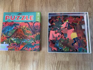 Puzzle Dinosaurios Crocodile Creek 60 piezas