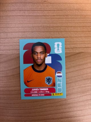 Cromo Jurrien Timber Mundial 2026