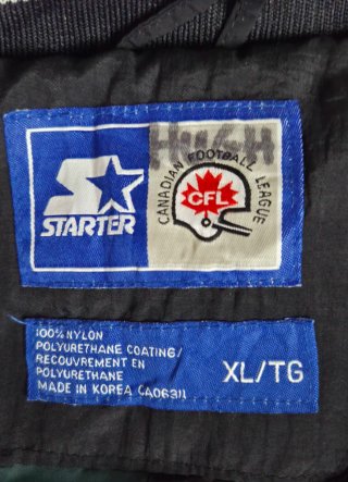 Chaqueton Starter Grey Cup 1997 CFL Talla XL