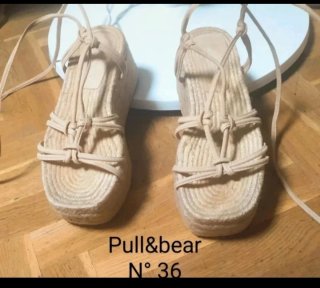 Sandalias Pull&Bear plataforma Nº 36