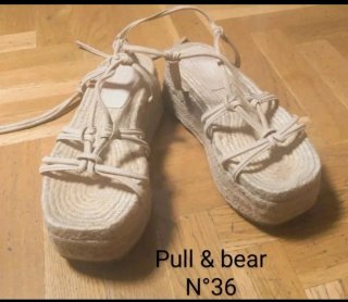 Sandalias Pull&Bear plataforma Nº 36
