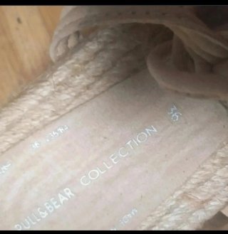 Sandalias Pull&Bear plataforma Nº 36