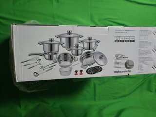Batteria Pentole A.M.C Acciaio Inox 25 Pezzi