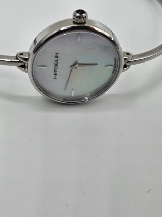 Reloj de Pulsera Herbelin Mujer Plata y Nácar