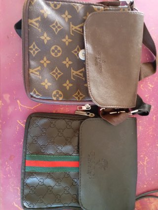 Riñoneras Louis Vuitton y Gucci
