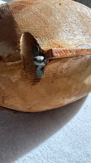 Maqueta de barco de madera detallada