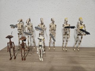 Figuras Star Wars (Anakin, Obi-Wan, Yoda)