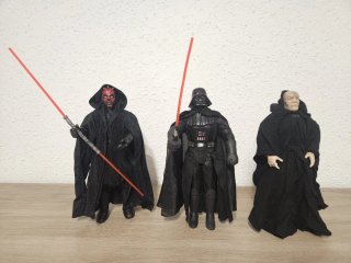 Figuras Star Wars (Anakin, Obi-Wan, Yoda)