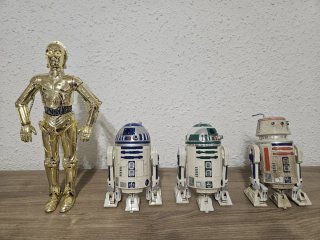 Figuras Star Wars (Anakin, Obi-Wan, Yoda)